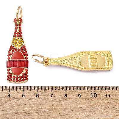 Zinc Alloy Enamel Hoop Earrings EJEW-Z088-01G-1