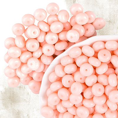 200Pcs Opaque Baking Paint Glass Seed Beads SEED-PA0001-01E-1