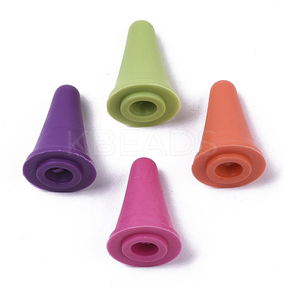 Plastic DIY Weaving Tool Knitting Needle Caps TOOL-R032-12mm-R032-4-1