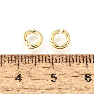 Brass Open Jump Rings KK-V007-004G-01-1