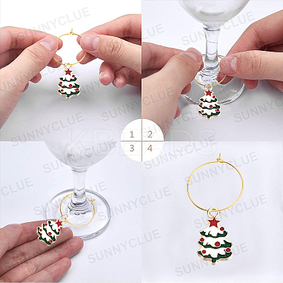 30Pcs 15 Style Alloy Enamel Pendants PALLOY-SC0003-94-1