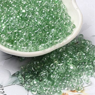 Baking Glass Seed Beads SEED-K009-07A-04-1