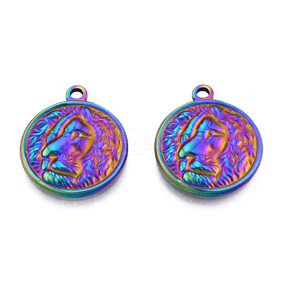 Ion Plating(IP) 201 Stainless Steel Pendants STAS-N098-200M-1