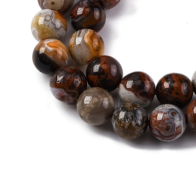 Natural Mexico Crazy Agate Beads Strands X-G-L615-A01-02-1