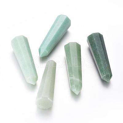Natural Green Aventurine Pointed Beads G-I220-08-1