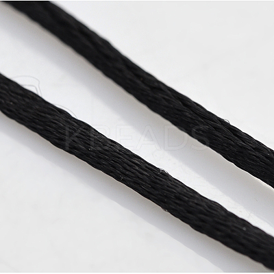 Nylon Satin Rattail Cords NWIR-O001-B-05-1
