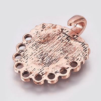 Eco-Friendly Zinc Alloy Hook Clasps PALLOY-WH0031-02R-1