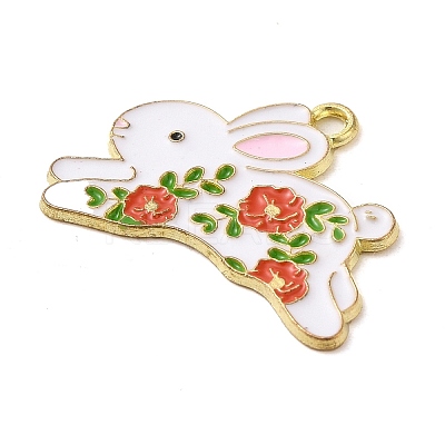 Alloy Enamel Pendants ENAM-Q507-18G-1