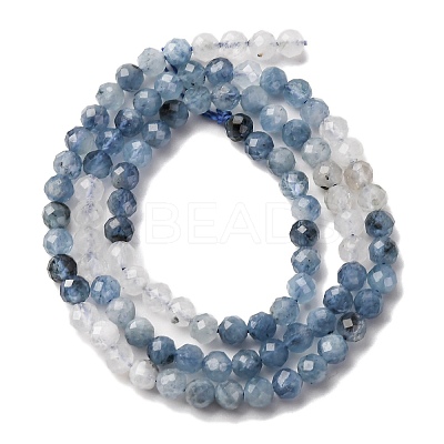 Natural Aquamarine Beads Strands G-C226-B03-4mm-1