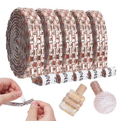 Glass Hotfix Rhinestone DIY-WH0622-549A-1