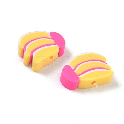 Fruit & Vegetable Theme Handmade Polymer Clay Beads CLAY-F006-02F-1