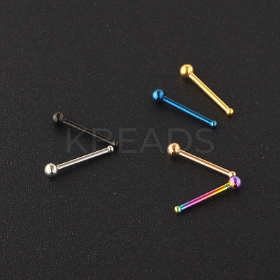 304 Stainless Steel Round Ball Nose Bone Rings WG2C4E4-01-1