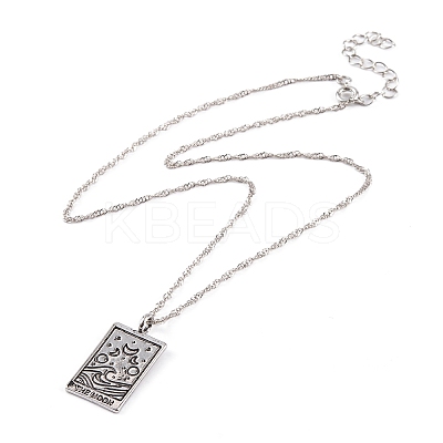 Alloy Pendant Necklaces NJEW-I241-02ASP-01-1