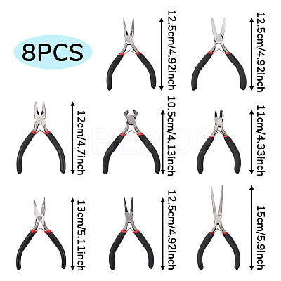 Carbon Steel Jewelry Pliers Sets PT-TA0001-09-1