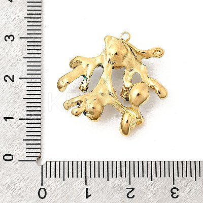 304 Stainless Steel Rhinestone Pendants STAS-P431-13G-1