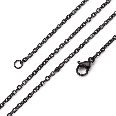 304 Stainless Steel Cable Chain Necklaces STAS-L164C-01B-1