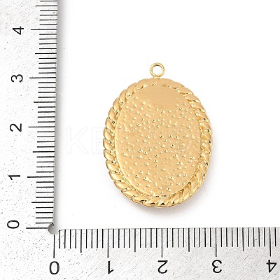 304 Stainless Steel Enamel Pendants STAS-C121-08D-G-1
