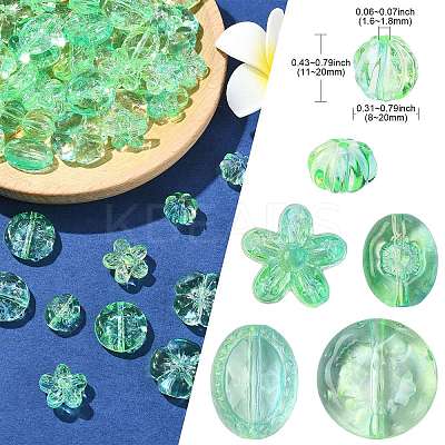 250G Transparent Acrylic Beads OACR-CJ0002-33B-1
