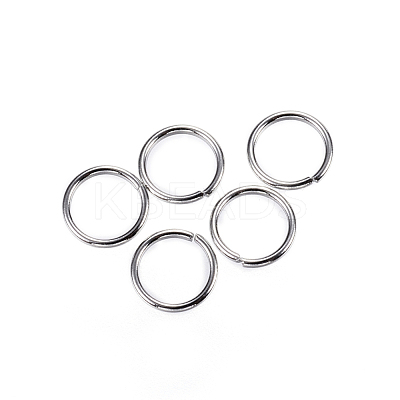 Tarnish Resistant 304 Stainless Steel Open Jump Rings A-STAS-D448-096P-6mm-1