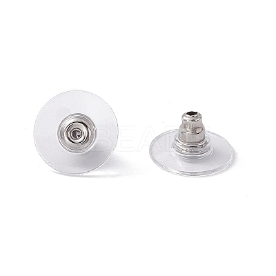 304 Stainless Steel Bullet Clutch Earring Backs X-STAS-I016-1