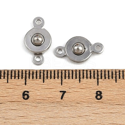 304 Stainless Steel Snap Clasps STAS-K311-03P-1
