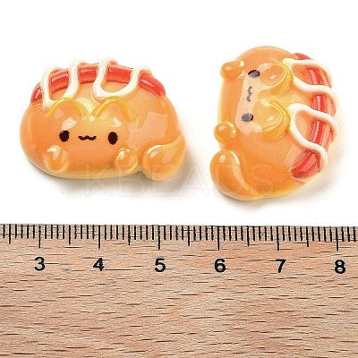 Opaque Resin Imitation Food Decoden Cabochons RESI-S405-06E-1