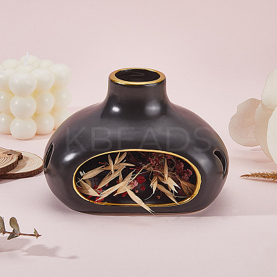 Porcelain Palo Santo Holder Burner AJEW-WH20018-74A-1