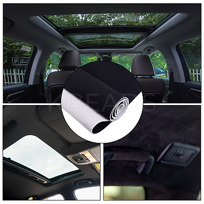 Mercerized Velvet Cotton Fabric for Car Roof Lining AJEW-WH0596-415A-1