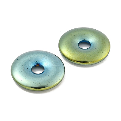 Electroplated Synthetic Non-Magnetic Hematite Pendants G-C136-04B-1