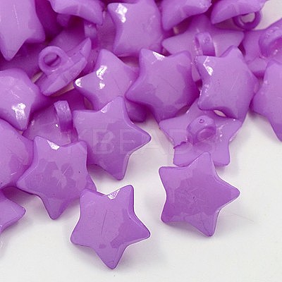 Acrylic Shank Buttons BUTT-E030-B-04-1