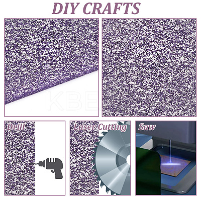 Transparent Acrylic Sheets DIY-WH0449-80B-1
