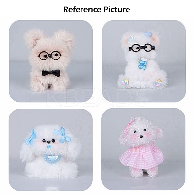 Polyester Plush Sticks DIY-Z031-03G-1
