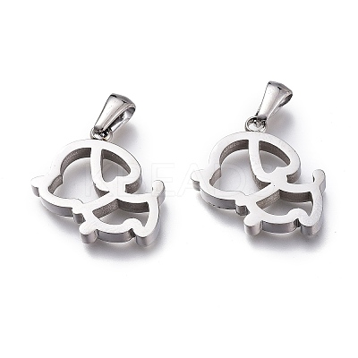 Tarnish Resistant 304 Stainless Steel Pendants LS-STAS-Z006-14P-1