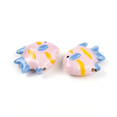 Handmade Porcelain Beads PORC-N009-08D-1