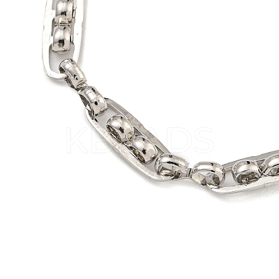 304 Stainless Steel Link Chain Bracelets for Women BJEW-S153-09P-1