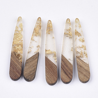 Resin & Wood Pendants X-RESI-S358-40M-1