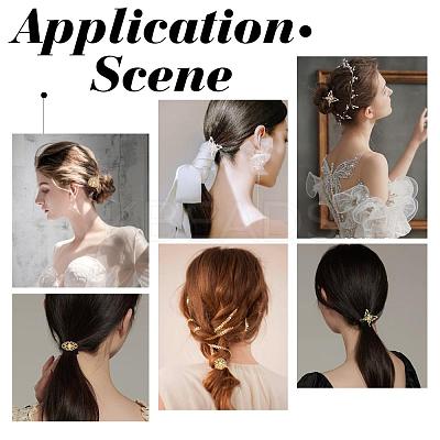 18Pcs 9 Style Iron Hair Findings FIND-PH0002-57-1