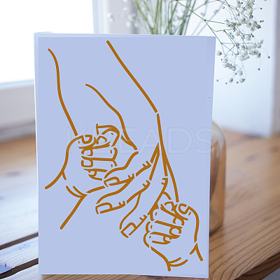 Plastic Hollow Out Drawing Painting Stencils Templates DIY-WH0396-770-1
