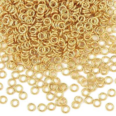 SHEGRACE Brass Open Jump Rings XGR0079G-13G-1