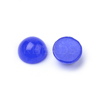 Natural White Jade Cabochons G-R416-6mm-03-1
