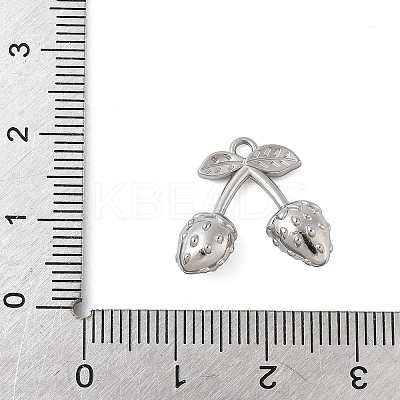 304 Stainless Steel Pendants STAS-K312-08D-P-1