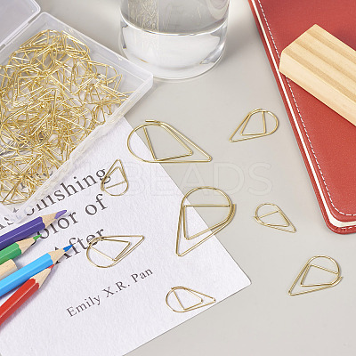 200Pcs 3 Style Carbon Steel Paper Clips FIND-TA0002-18LG-1
