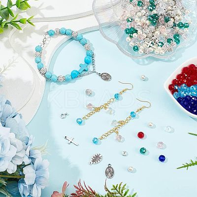 DIY Rosay Jewelry Making Finding Kit DIY-AR0002-78-1