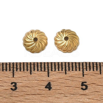304 Stainless Steel Bead Caps STAS-P448-09C-G-1