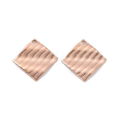 Ion Plating(IP) 304 Stainless Steel Pendants STAS-E161-04RG-1