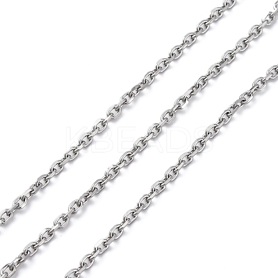 304 Stainless Steel Cable Chains CHS-M009-12P-06-1