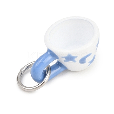 304 Stainless Steel Enamel Pendants STAS-L312-04P-04-1