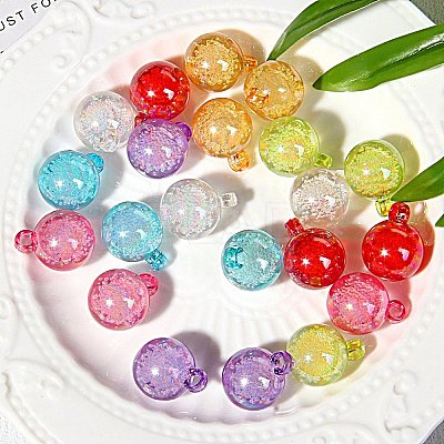 Transparent Acrylic Pendants OACR-I019-01-1