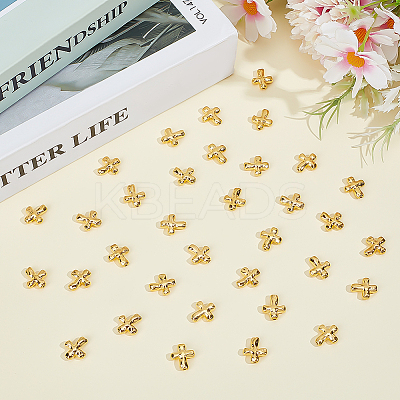 100Pcs Alloy Beads FIND-ME0002-06G-1