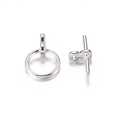 Tibetan Style Toggle Clasps TIBE-AB2035Y-S-NF-1